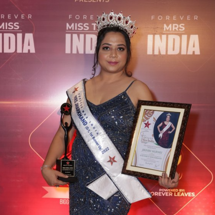 1st runner-up Jharkhand mrs India 2022