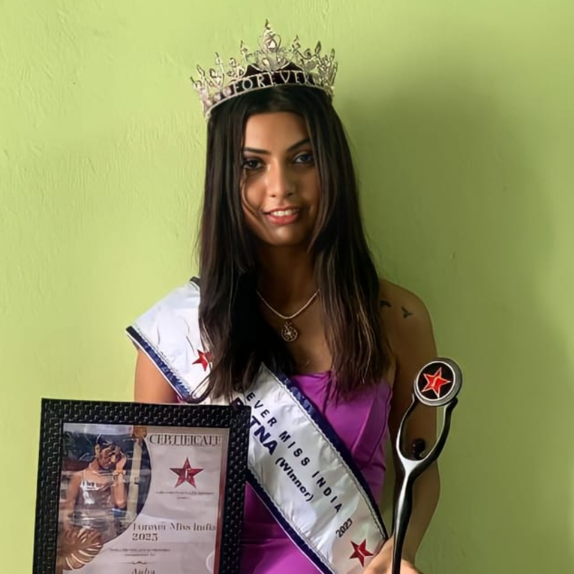 Aadya Won Miss Patna City 2023 Crown