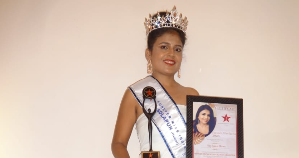 Vijaylaxmi Hirwe Won Miss Solapur 2023 Crown