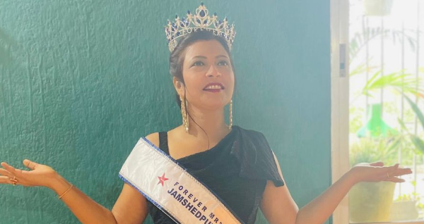 Meenakshi Madhurya Won Mrs Jamshedpur 2023 Crown