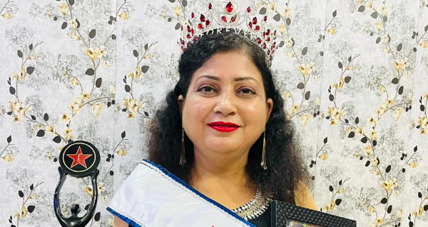 Kirti Verma Runner Up Mrs Lucknow 2023 Crown