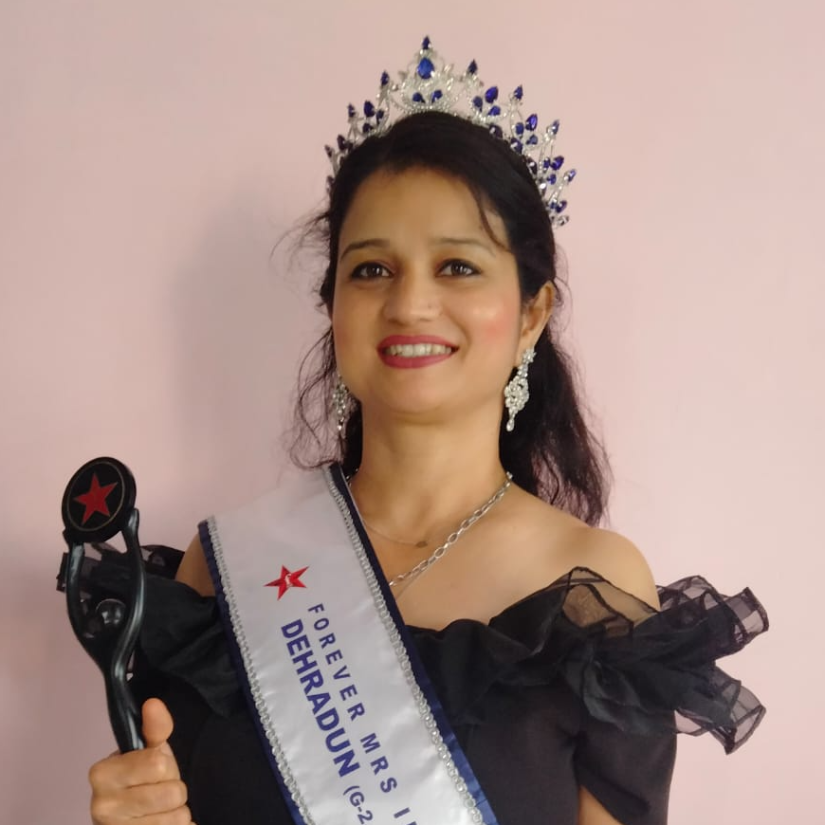 Alka Negi Won Mrs Dehradun 2023 Crown