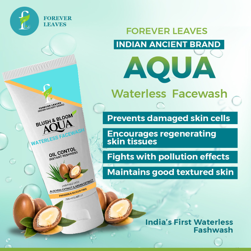 Aqua Waterless Face Wash