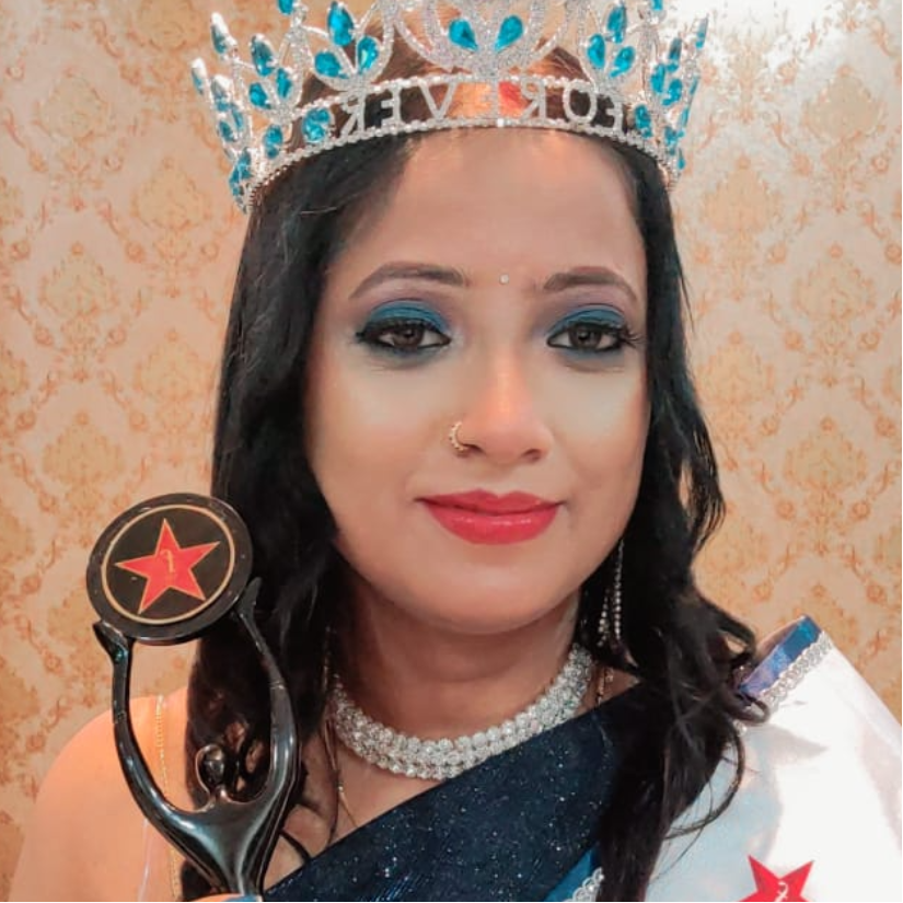 Richa Shailja Won Mrs Faridabad 2023 Crown
