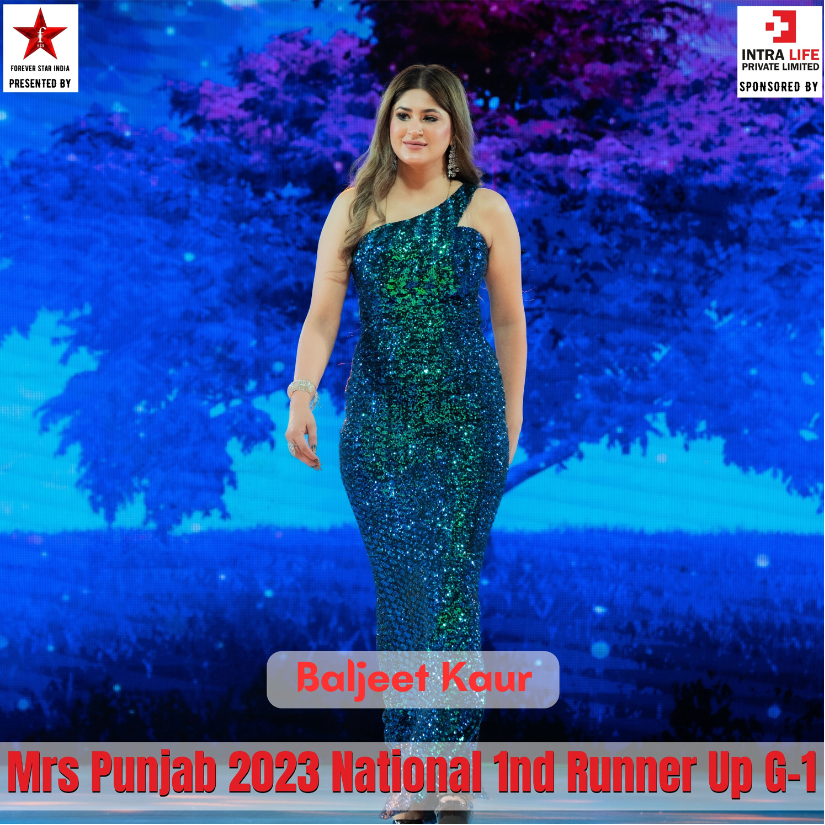 Mrs India Runner Up 2023 Baljeet Kaur