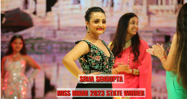 Miss Bihar 2023 Srija Sengupta winner