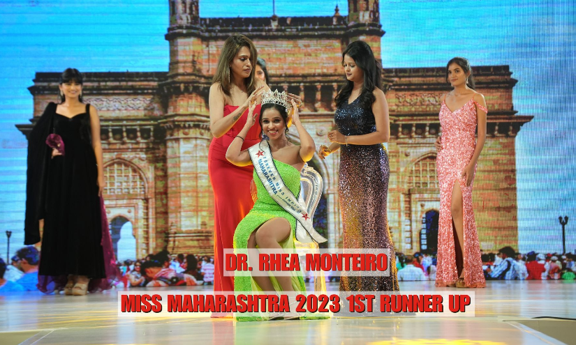 Miss Maharashtra 2023 Dr. Rhea Monteiro Runner Up