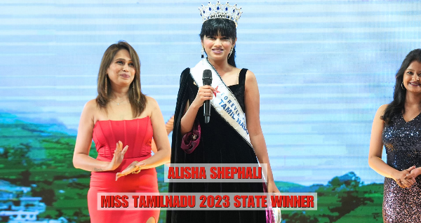 Miss Tamil Nadu Winner 2023 Alisha Shephali 