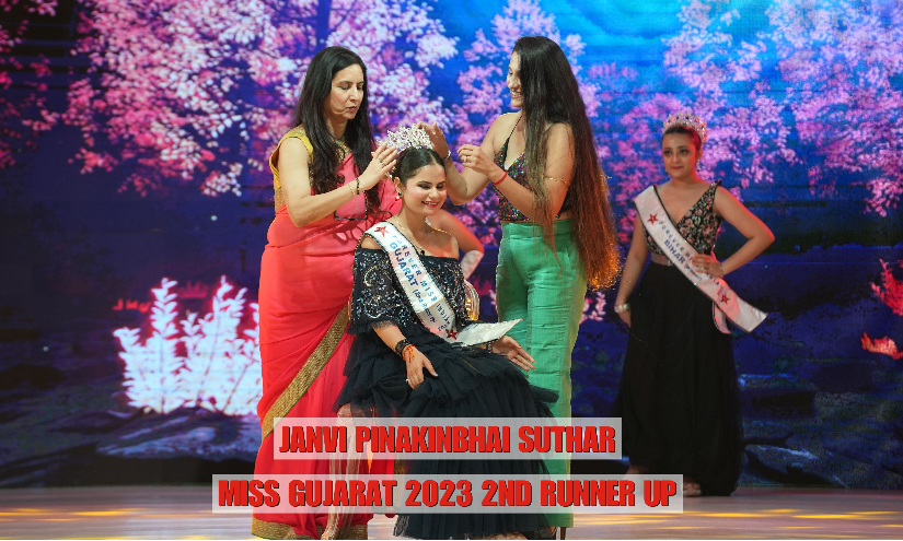 Miss Gujarat 2nd Runner Up 2023 Janvi Pinakinbhai Suthar