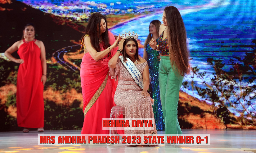 Mrs Andhra Pradesh Winner 2023 G1 Behara Divya