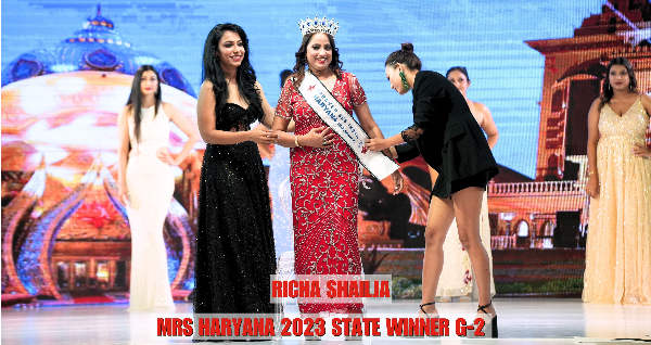 Mrs Haryana Winner 2023 G2 Richa Shailja