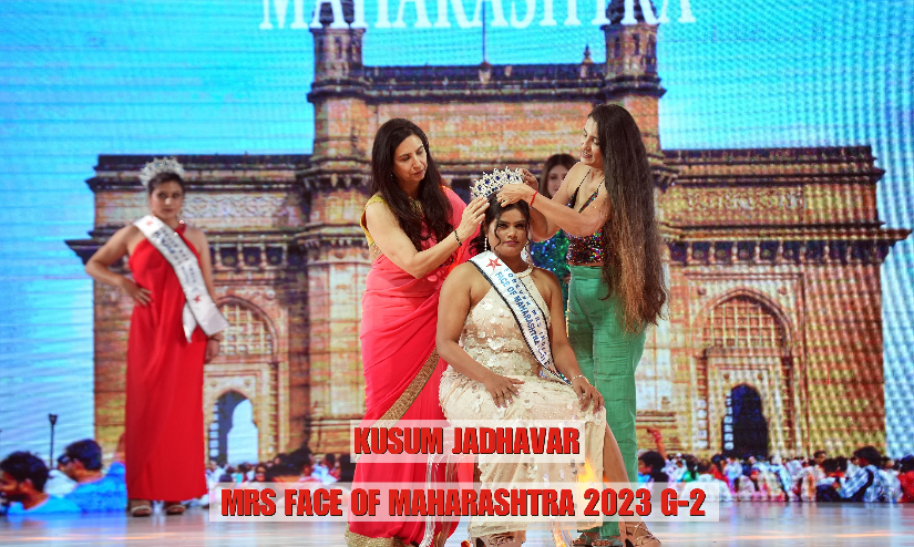 Mrs Face Of Maharashtra Winner 2023 Kusum Jadhavar