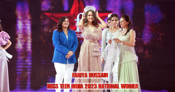 Miss Teen India 2023 winner Fariya Hussain