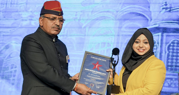 Best Humanitarian Alternative Practitioner in Ernakulam - Dr. Zareena Jasmine Awarded