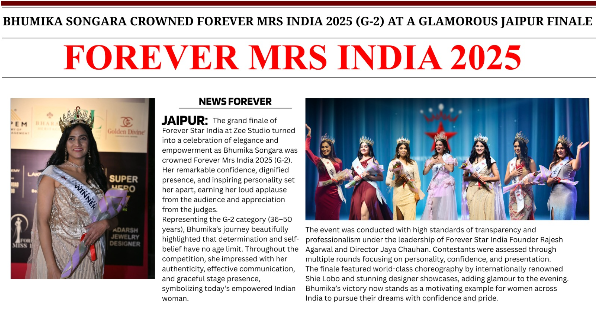 Forever Mrs India 2025