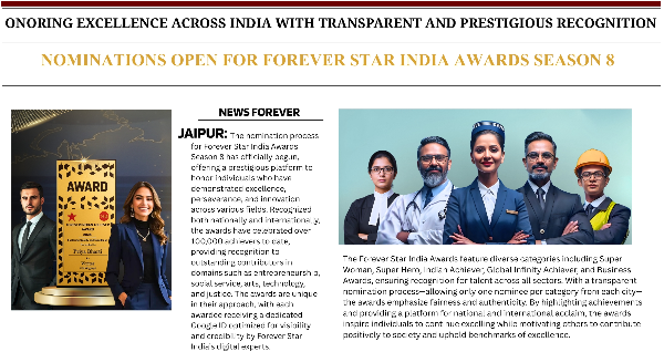 Nominations Open for Forever Star India Awards Season 8