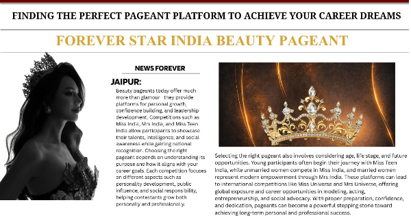 Forever Star India Beauty Pageant